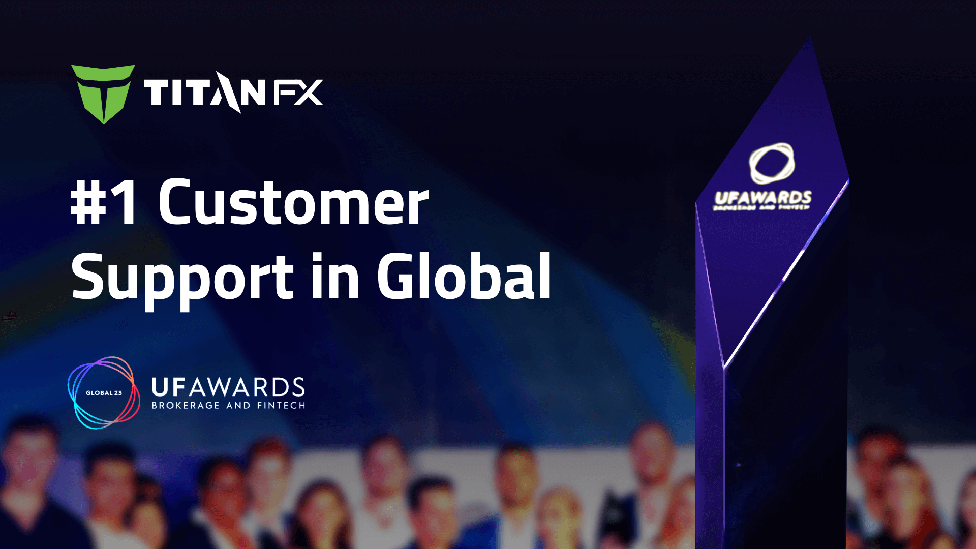 Titan FX Wins Its Second UF Award for Best Customer Support