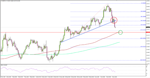 EUR/JPY Carving Top or Correcting Lower?