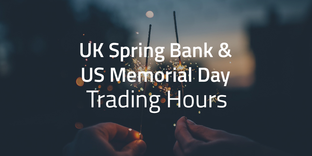UK Spring Bank Holiday and US Memorial Day 2019